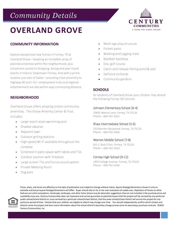 Overland Grove - Residential