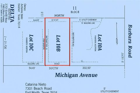 Lot 10B Michigan Avenue Fort Worth TX 76114