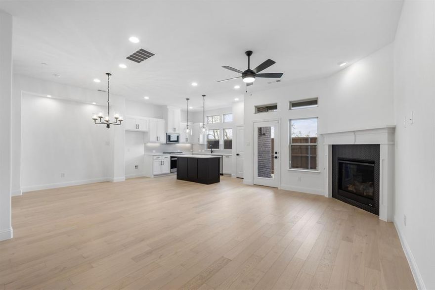 Brand new townhome in the gated community of The Manors at Forestbrook. This 2-story townhome was built in 2025 and features lots of updates throughout the townhome. The kitchen is open up to the dining and living area giving an an open floor plan concept. The kitchen has SS appliances, quartz countertops, and an island counter for bar stools. An oversized master suite with a large walk in closet. A large patio that come off the first floor living area.