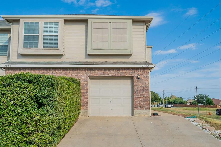 Come see this charming home now on the market! This home has fresh interior paint and partially replaced flooring in some areas.  Discover a bright and open interior with plenty of natural light and a neutral color palate, complimented by a fireplace. Step into the kitchen, complete with an eye catching stylish backsplash. Head to the spacious primary suite with good layout and closet included. Extra bedrooms add nice flex space for your everyday needs. The primary bathroom features plenty of under sink storage waiting for your home organization needs. The back yard is the perfect spot to kick back with the included sitting area. Like what you hear? Come see it for yourself!