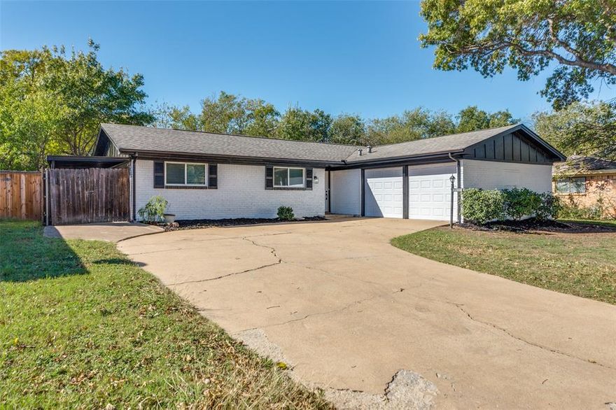 THIS BEAUTIFULLY UPDATED HOME HAS BEEN TRANSFORMED FROM TOP TO BOTTOM—EVERYTHING IS NEW! ENJOY PEACE OF MIND WITH NEW WINDOWS, NEW AC, NEW FLOORING, NEW PAINT AND MORE! AS YOU ENTER, YOU'RE WELCOMED INTO A SPACIOUS FAMILY ROOM WITH A BEAUTIFULLY TILED FIREPLACE THAT LEADS DIRECTLY INTO A MODERN KITCHEN FEATURING QUARTZ COUNTERTOPS, BRAND-NEW APPLIANCES, AND AMPLE CABINETRY—IDEAL FOR BOTH EVERYDAY LIVING AND ENTERTAINING. THE PRIMARY SUITE OFFERS A RELAXING RETREAT WITH A NEW VANITY AND SPA-INSPIRED SHOWER. SECONDARY BEDROOMS ARE GENEROUSLY SIZED, AND THE HALL BATH FEATURES A BEAUTIFULLY TILED SHOWER TUB COMBO! ENJOY ADDITIONAL SPACE IN THE BRIGHT AND AIRY SUNROOM, PERFECT FOR A PLAY AREA, READING NOOK, OR CASUAL GATHERINGS. OUTSIDE, YOU'LL FIND A CARPORT, A COVERED PATIO, AND NO BACK NEIGHBORS, OFFERING PRIVACY AND COMFORT FOR OUTDOOR ENJOYMENT! LOCATED IN A DESIRABLE NEIGHBORHOOD WITH PARKS AND WALKING TRAILS, AND JUST MINUTES FROM SHOPPING AND DINING, THIS HOME OFFERS THE PERFECT BLEND OF STYLE, COMFORT, AND CONVENIENCE. DON’T MISS YOUR CHANCE TO OWN THIS FULLY RENOVATED GEM—SCHEDULE YOUR SHOWING TODAY!