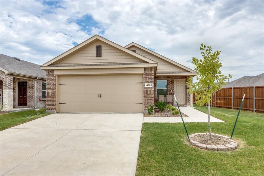 Welcome to a serene oasis nestled at 14069 Drover Street in Pilot Point, Texas. This immaculate 4-bedroom, 2-bathroom ranch-style home offers spacious living areas awash in natural light, featuring a cozy fireplace and elegant finishes throughout. The chef's kitchen, designed for culinary enthusiasts, is equipped with stainless steel appliances, granite countertops, and abundant storage space. Step outside to enjoy a sprawling backyard retreat, complete with a covered patio perfect for relaxing or entertaining guests.
Located in a peaceful neighborhood, this property seamlessly blends modern comfort with country charm and is conveniently just minutes from local amenities and schools. Don't miss the opportunity to experience the best of Texas living—schedule your tour today!
Please call Andrew Rabhan for information pertaining to this listing.