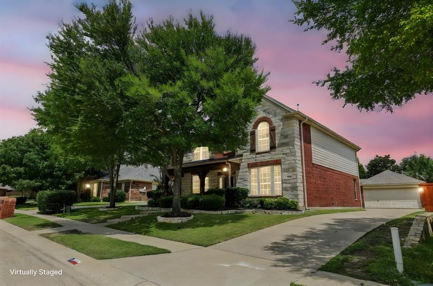 STOP LOOKING! PRICE IMPROVEMENT! UP TO $7000 FOR RATE BUYDOWN WITH PREFERREDLENDER. Located in one of McKinney’s most desirable neighborhoods, this home offers spacious and comfortable living with a fresh coat of interior paint that adds a clean, inviting feel throughout. Enjoy the flexibility of a detached garage and a deluxe office space, perfect for remote work, hobbies, or a quiet retreat. With generous living areas and thoughtful layout, this home is ideal for both relaxing and entertaining. Don’t miss your chance to own a well-maintained  property in a prime location close to top-rated schools, shopping, dining, and more.