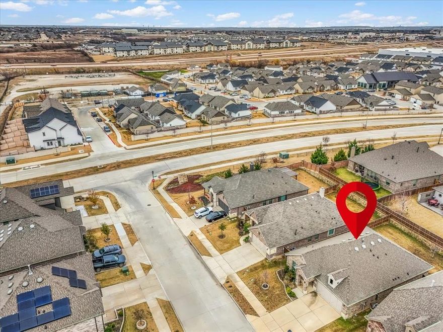 Welcome home to this well-maintained property in the Chisholm Trail Ranch community, where comfort and functionality come together effortlessly. The open-concept layout offers generous living and dining spaces that are ideal for both entertaining and everyday life, with natural light creating a warm, inviting feel throughout the home. The split-bedroom floorplan provides a thoughtful sense of privacy, with the primary suite set apart from the secondary bedrooms. Room sizes throughout the home are impressive, especially the spacious primary suite, which features two closets—one of them oversized and perfect for extra storage. A large pantry adds to the home’s practicality, offering plenty of space to keep everything organized and within reach. Everyday conveniences include an irrigation system for easy yard maintenance and a tankless hot water heater for added efficiency. A hot tub is also available for purchase, offering a relaxing retreat right at home—perfect for unwinding at the end of the day or enjoying quiet evenings outdoors. The location is a true highlight. Situated just down the street from the Chisholm Trail Tollway, the home allows for an easy 12 minute commute to Downtown Fort Worth. Shopping, dining, and entertainment at The Shops at Clearfork are a short 15 minutes away, while the nearby Shops at Chisholm Trail Ranch—with favorites like Studio Movie Grill, Ross, Ulta, and more—are right around the corner!