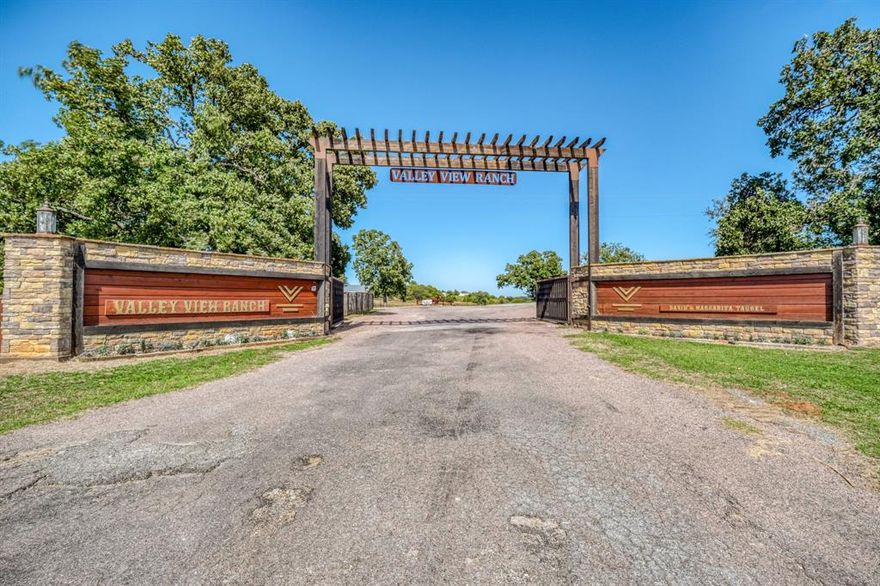 Not only is Valley View Ranch an income-producing equine property, but its commercial opportunities are endless thanks to its prime location in the heart of North Texas Horse Country. This full turnkey facility is designed for serious equestrian operations, complete with a 100x125 covered arena featuring holding pens, stalls, hot walker, wash rack, 2 offices, and more—all under roof. The 115x125 outdoor arena offers a viewing stand, holding pens, and roping boxes, making it ideal for events and training.

Across the property you’ll find 60 custom oversized stalls spread between 3 barns, each equipped with tack rooms, feed and storage areas, and automatic waters—all positioned conveniently near the arenas.

The main residence spares no expense in its finish out, boasting a large wraparound porch perfect for entertaining or relaxing while overlooking scenic ranch views. An additional home has been customized with an oversized living space, expanded bedrooms, wraparound porch, and an outdoor entertainment setup featuring a sand volleyball court and above-ground pool.

Supporting operations are 3 help homes, multiple holding pens, turnouts with shelters, and a thoughtfully engineered French drain system to distribute rainwater efficiently.

With its combination of operational excellence, residential comfort, and unmatched commercial potential, Valley View Ranch is truly a must-see property.