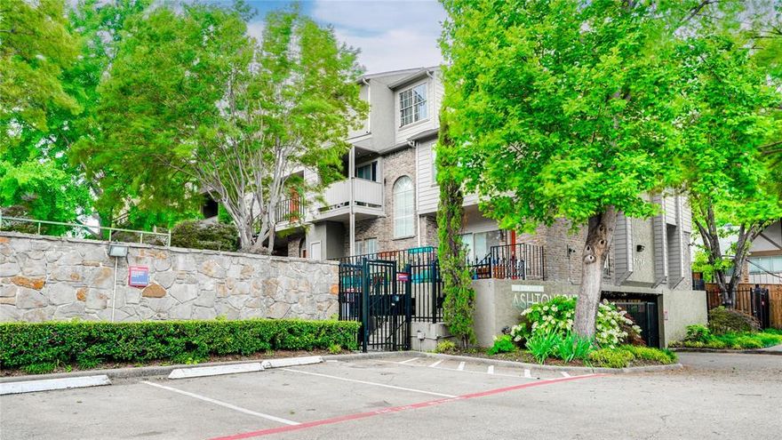 This tastefully designed and updated, split-level condo is an exceptional find in a premier location just minutes from eclectic dining, nightlife, and entertainment hubs of Lower Greenville and Henderson Avenue. Situated within the secure, gated Ashton South community, residents enjoy exclusive access to an inviting community pool, open courtyard, and gated parking. The first level offers a spacious open layout and features a cozy living area with a wood burning fireplace and a half bath for guests. Upstairs, you’ll find the primary bedroom featuring an en-suite bathroom and walk-in closet along with a large secondary bedroom. Upstairs also offers the convenience of a dedicated full-size washer and dryer utility closet right near the primary suite. For the savvy investor, this property is currently tenant-occupied with a resident who has expressed strong interest in renewing their lease, ensuring a seamless, income-generating transition. Don’t miss the chance to own a piece of one of Dallas’s most sought-after trendy neighborhoods! Contact the listing agent today to secure this fantastic opportunity!