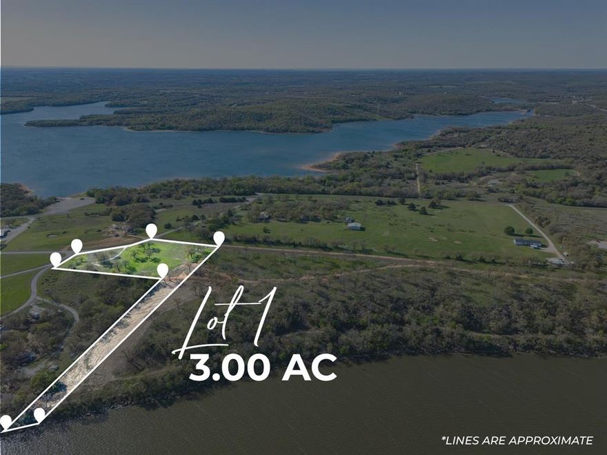 Come live the Lake Life on Lot 1 at Carter Heights. With its sweeping view of the lake, plentiful oak trees, and rocky bluffs with deep water access.

Located on Lake Amon Carter near Bowie Texas, Carter Heights is a lakefront community offering a limited number of build-to-suit lots. All properties offer either dock-able direct property lake access or convenient access to public dock facilities. Enjoy a serene setting with small-town feel near a golf club – an ideal place to build the lake home you’ve always dreamed of owning. Whether this is your getaway or your year-round home, you’ll love living the lake life in Carter Heights. WATER AND ELECTRICITY AVAILABLE!!