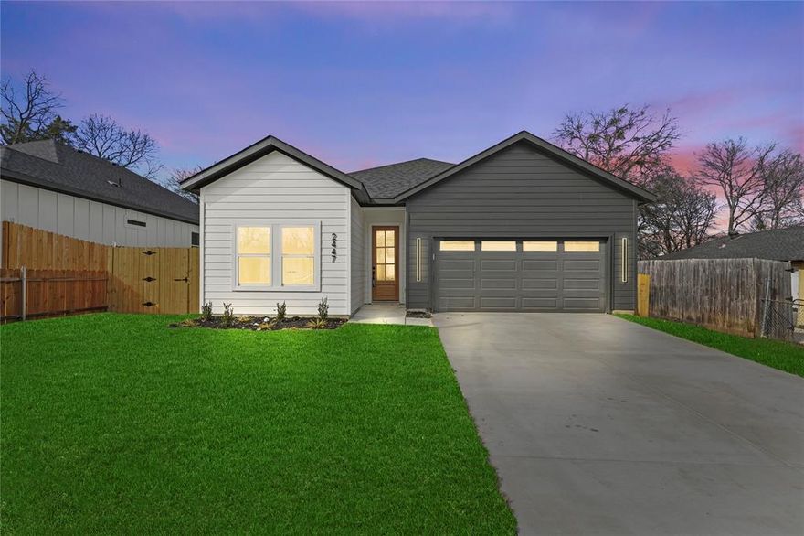 Step into this stunning new home, offering three spacious bedrooms and two full bathrooms. The open-concept layout is filled with natural light, boasting stylish modern finishes and premium appliances. You'll appreciate the low-maintenance laminate flooring throughout. Relax in the inviting living room, or gather in the kitchen, complete with a dining area and island, ideal for hosting friends and family. From top to bottom, you'll appreciate the modern-contemporary touches, finishes, and fixtures. Continue out back to the covered patio and large fenced backyard, with plenty of room for pets and activities. Don’t miss out—schedule your tour today!