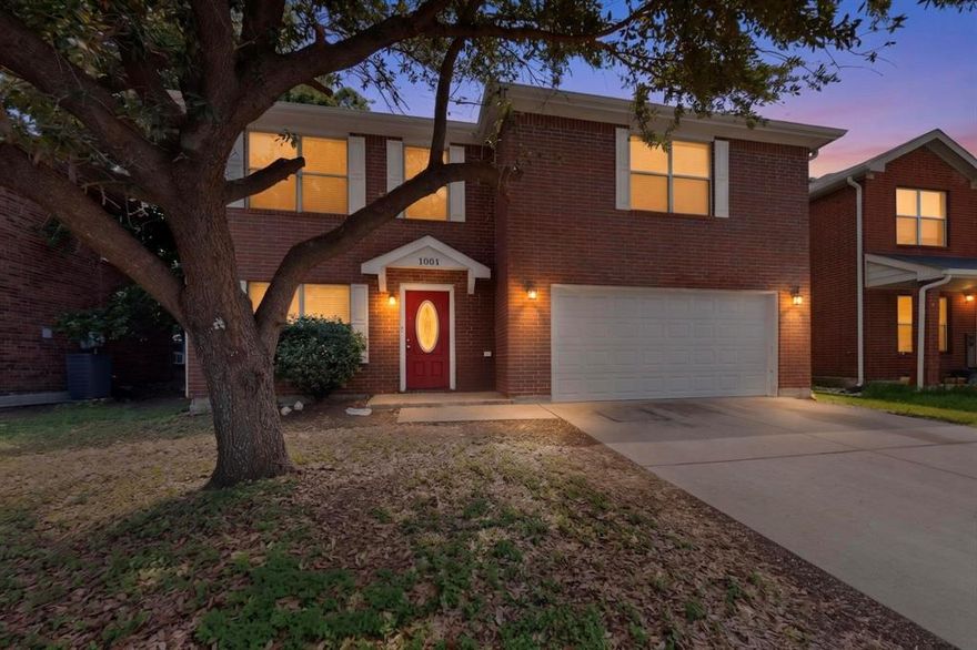 Spacious 4-bedroom, 2.5-bath home full of potential and ready for your personal touch. With all bedrooms located upstairs, this layout offers a functional separation between living and sleeping spaces. Inside, the home offers a great opportunity for cosmetic updates to make it your own and add value over time. Whether you're looking for your next home to personalize or an investment opportunity, this property has the space and layout to bring your vision to life. Enjoy peaceful backyard views as the home backs to a scenic pond with fountain, creating a relaxing setting and added privacy with no rear neighbors directly behind. Conveniently located near shopping, dining, and everyday amenities, this home combines potential, location, and a beautiful backyard setting all in one.