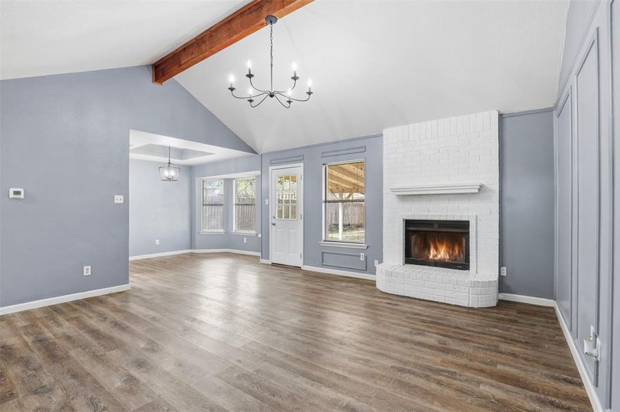 Welcome home to this perfectly appointed Burleson gem in a fabulous location! This 3-bed, 2-bath home has it all: fresh paint, new flooring, updated granite countertops and designer lighting, plus a big yard just waiting for your next get-together! Details abound here - from the cozy kitchen eat-in space to the molding throughout the living space, it's ready for you to call it home. And location, location, location! Just down the street from the Burleson Recreation Center (the BRiCk), you are just a short walk from all the local facility has to offer: fitness centers, indoor and outdoor pools, play structures, a lazy river and so much more! Come see this one today! OPEN HOUSE Sunday, Feb. 1, 1-3pm.