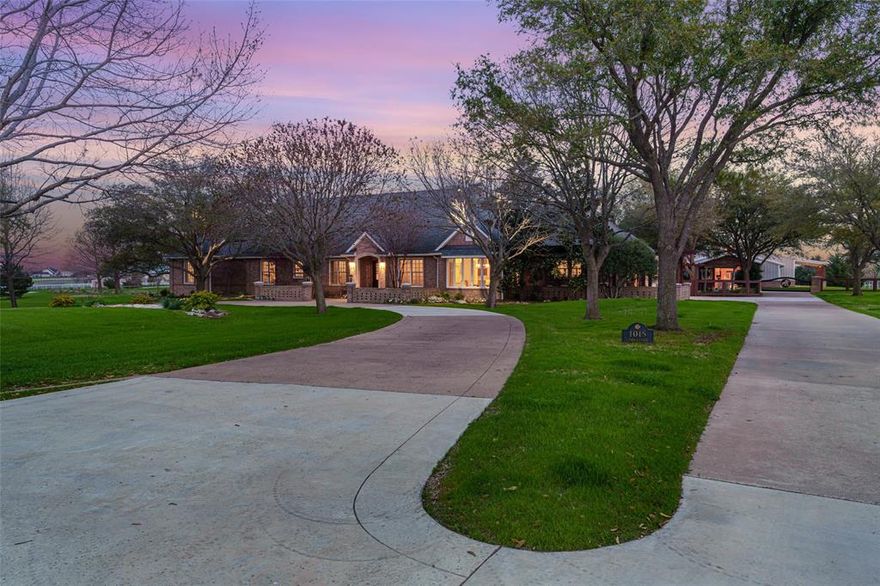 One of a kind, luxury equestrian estate on 19.5 acres in Bluebonnet Ridge, Rockwall's premier gated community of country estates. The quality & attention to detail throughout the estate astounds. The thoughtfully-designed one story executive home boasts the finest modern finishes & fixtures, hardwood floors thru-out, 2 fireplaces, & Chef's Kitchen & Primary Suite to impress the most discerning buyer. Stunning backyard Oasis features resort style pool & spa w water features & grotto, outdoor kitchen with WBFP & multiple conversation areas, koi pond, pond w fishing dock, fire pit & serene native landscaping. World-class Show Barn has 8 oversized stalls, climate controlled tack & feed rooms, & every imaginable convenience. There's more - 3 Generac's, Tornado Room, multiple aerated pastures w run-in sheds, 2 outdoor riding arenas, Indoor Arena Complex w attached 2 bed apartment, pull thru trailer parking, 6 stalls, storage, professionally prepared footing, jump field or additional pasture.