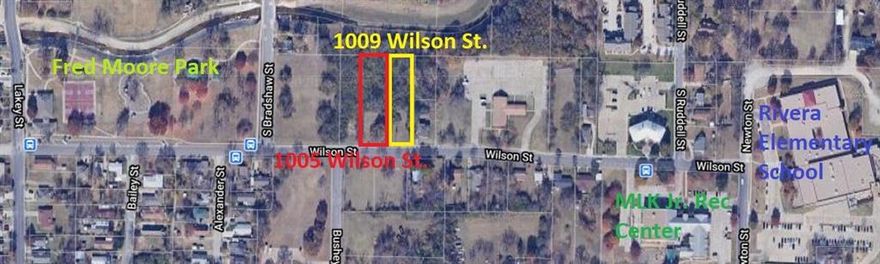 Don’t miss this incredible opportunity—a spacious, tree-filled lot located in the heart of Denton, backing to city land and a scenic creek! This versatile property is ready for your vision, whether it’s building your custom home, duplex, or exploring the potential for a quadplex, office, or other commercial use with a zoning change.

Conveniently located within walking distance of Fred Moore Park, MLK Jr. Rec Center, and Rivera Elementary School, this lot offers both tranquility and accessibility. Could be purchased with adjacent 1009 Wilson St. for a total of more than one acre.