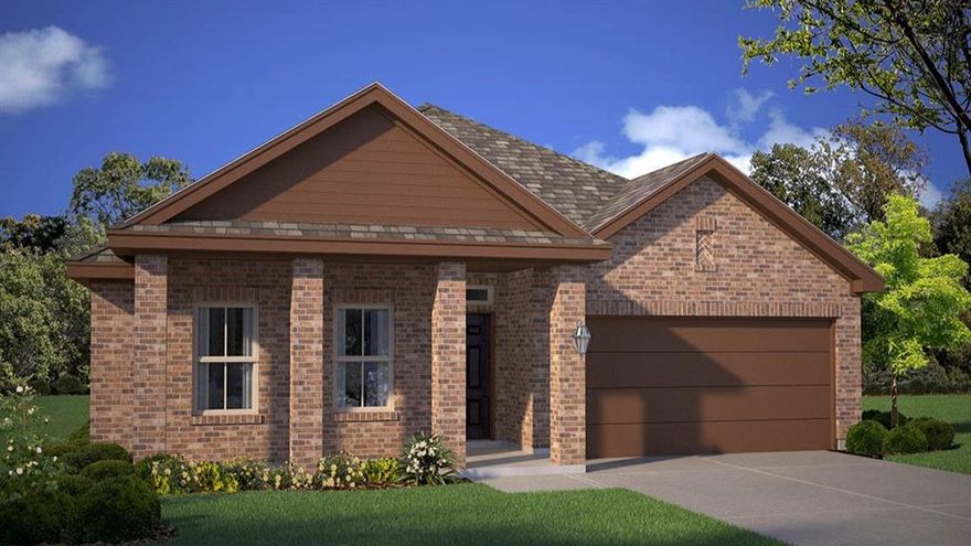 Beautiful new D.R. Horton home in the Saratoga community located in Granbury and Granbury ISD! The single-story Starkville floorplan, Elevation I, with an estimated Summer completion, features 4 bedrooms, 2 bathrooms, and a 2-car garage with an open-concept layout that brings together the family room, dining area, and modern kitchen, ideal for everyday living and entertaining. The kitchen includes quartz countertops, 36” upper cabinets with crown molding, stainless steel appliances, electric range, stainless steel drop-in sink, a large island, and a walk-in pantry. The primary suite offers an en-suite bath with dual quartz vanities, a 5-foot oversized shower, and a walk-in closet located off the bathroom. Quartz vanity tops are also featured in the secondary bathroom, and luxury vinyl plank flooring spans the main and wet areas. Energy-efficient construction and America’s Smart Home Technology come standard—plus a covered back patio, full sod, sprinkler system, privacy fencing, and professional landscaping. Saratoga residents will enjoy two community parks, plus easy access to Highway 377 and Saratoga Blvd. Nearby, you’ll find Lake Granbury recreation, Granbury City Beach Park, HEB Grocery, local restaurants, Harbor Lakes Golf Club, and Motor Sport Ranch.