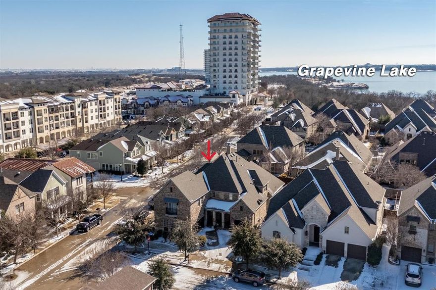 Set on a prime, north facing, corner lot in sought-after Lakeside, this stunning 5-bedroom, 4.5-bath home with a 3-car garage offers light-filled elegance, thoughtful updates, and exceptional space for both everyday living and entertaining. From the moment you step inside, soaring ceilings and abundant natural light create an airy, welcoming atmosphere. Recent updates elevate the home throughout, including new hardwood floors across the first floor, fresh neutral interior paint, and a beautifully refreshed kitchen featuring new countertops, updated lighting, repainted cabinetry, and new hardware. Storage is abundant with built-ins, generous closets, and cleverly tucked-away space beneath the stairs. The main level is designed for both function and flow, with a private office and formal dining room at the front of the home. The heart of the house opens to an expansive living, kitchen, and breakfast area, highlighted by walls of windows overlooking the backyard. The kitchen is a chef’s dream, complete with a 6-burner gas cooktop, vented exhaust fan, walk-in pantry, and butler’s pantry connecting to the formal dining room. The primary suite offers a peaceful retreat with separate vanities, a soaking tub, walk-in shower, and an oversized walk-in closet. A second downstairs bedroom, thoughtfully split from the primary, features a full bath just outside—ideal for guests or multigenerational living. Upstairs, enjoy a spacious game room, media room, and three additional bedrooms, each with walk-in closets and ensuite baths, plus a conveniently located half bath. Residents enjoy unmatched access to Lakeside amenities, including scenic lake trails, Rock Ledge Park (with special access code), a boardwalk to the trailhead, and a dog park—all just minutes from Lakeside shopping, dining, and entertainment, including the popular eat-in Moviehouse. This is Lakeside living at its finest.