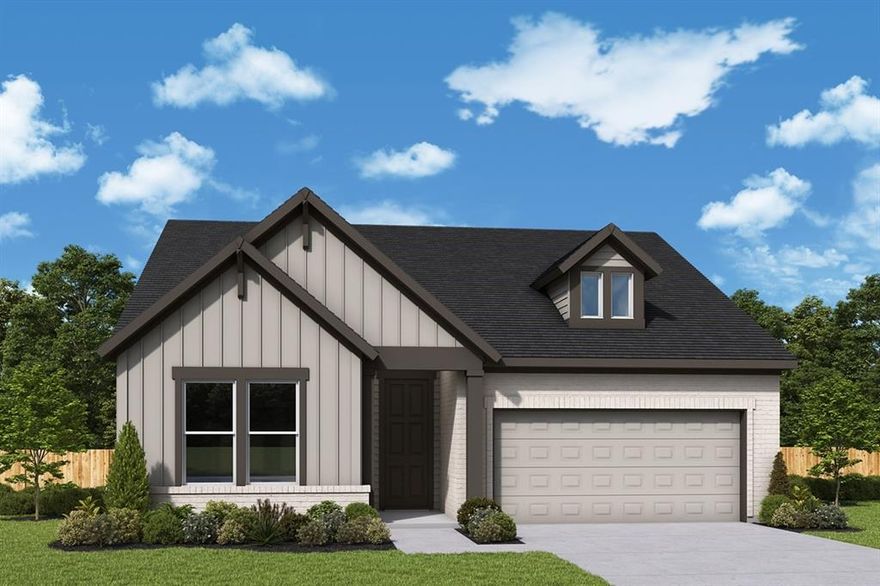 Lifestyle-focused design graces every inch of The Magnolia by David Weekley Homes, thoughtfully crafted for the Aledo community of Walsh. Decorative styles and growing imaginations alike will find the perfect retreat in the beautiful junior bedrooms, ideally situated at the front of the home and connected by a shared bathroom.

At the heart of the home, the open-concept kitchen shines with a spacious center island and expansive views of the gathering areas, creating an ideal setting for cooking, entertaining, and everyday living. Sunlight pours through energy-efficient windows and stunning 12-foot sliding glass doors in the family room, seamlessly blending indoor and outdoor living while filling the family and dining spaces with natural light.

A dedicated TV room provides the perfect spot for movie nights or cheering on your favorite team, while a private study offers a quiet place to work or create. Step outside to enjoy the extended covered porch, designed for year-round relaxation and effortless entertaining.

Your Owner’s Retreat serves as a true sanctuary, complete with a spa-inspired en suite bathroom and a generous walk-in closet. Thoughtful livability features include a welcoming foyer and a spacious 2-car garage designed with everyday convenience in mind.

Contact the David Weekley Homes at Walsh Team to experience the difference our world-class Customer Service makes as you build your new home in Aledo, Texas.