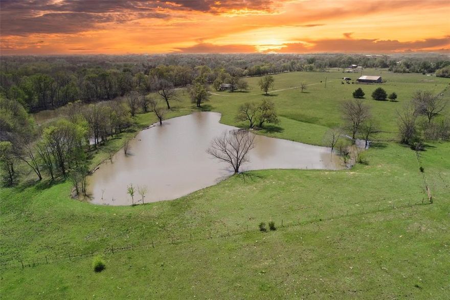 Discover the perfect blend of peace, productivity, and convenience on this exceptional 65± acre ag exempt ranch just 5 minutes from Leonard, less than 10 minutes to SH 121, and only 30 minutes from McKinney. Tucked away at the dead end of a quiet county road, this ranch offers privacy and breathtaking views, making it ideal for both working livestock operations and peaceful country living.
Fully fenced and cross-fenced into six pastures, the land is designed for efficient cattle or horse grazing. Electricity and Public water available to the ranch including to the ranch house, and multiple underground lines and hydrants provide ample water locations for livestock. Fertile backland soils support strong grass growth, and the property includes a large pond, greenbelt area, and gently rolling terrain that enhances both beauty and function. The west and north ends are mostly level, while the southeast portion slopes gently, offering stunning views from the existing ranch house perched on a hilltop.
Improvements include a well-maintained storage barn with electricity, horse or cattle turn-out pens, and sturdy working pens complete with a loading chute. Whether you're expanding a livestock operation, looking for a private weekend getaway, or ready to build your dream home, this property delivers.
Don't miss this rare opportunity to own a scenic, well-equipped ranch in a prime location.