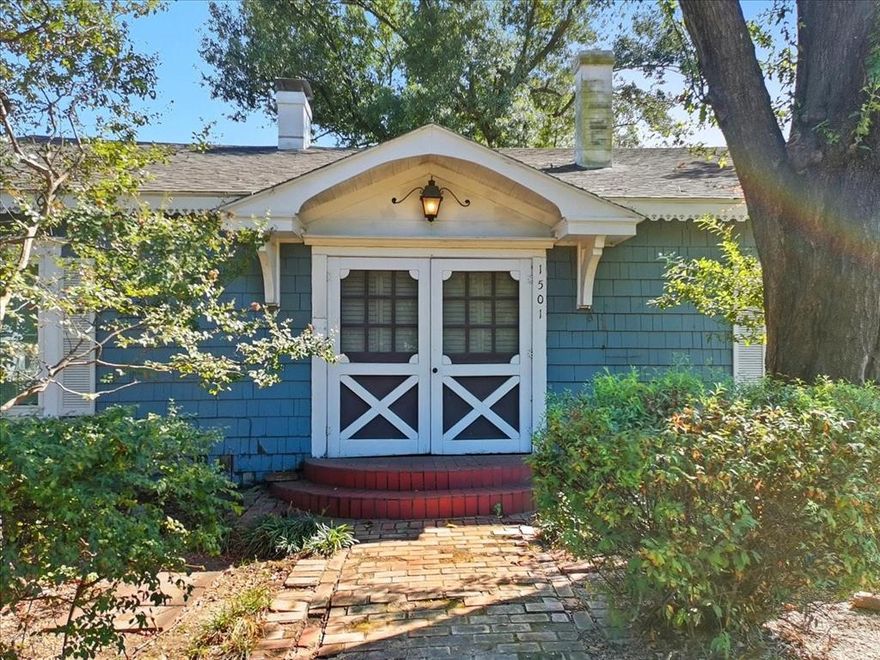 Step back in time with this beautiful early 1900s home located in the heart of Corsicana! Full of character, charm, and endless potential, this 2-bedroom, 1-bath property captures the warmth and craftsmanship of a bygone era. From the moment you step inside, you’ll appreciate the original shiplap walls, plantation shutters, tall ceilings, and the cozy atmosphere that makes this home truly special.

Offering two spacious living areas, each featuring its own fireplace, this home provides plenty of room for relaxing, entertaining, or creating the perfect blend of old and new. Large windows with plantation shutters fill the home with natural light while offering privacy and timeless style. The kitchen and bath present an excellent opportunity for updates and customization, allowing you to maintain the home’s historic charm while adding your own modern touches.

Situated in a great neighborhood close to schools, parks, and shopping, this home combines convenience with timeless appeal. Whether you’re looking to restore a piece of Corsicana’s history or invest in a home with classic character and room to grow, this property offers unlimited possibilities. With its two fireplaces, shiplap accents, plantation shutters, and undeniable charm, this historic Corsicana home is ready to be loved and brought back to its full glory.