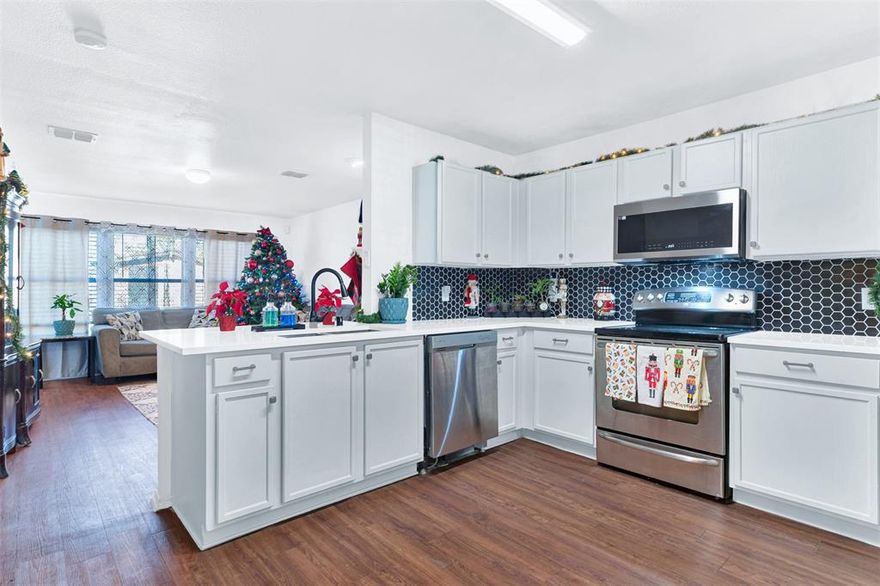 Welcome to 5722 Firethorn Drive, a home designed for comfortable everyday living and effortless gatherings. From the moment you step inside, the layout invites connection—whether you’re hosting friends around the table, unwinding in the living room after a long day, or moving seamlessly between indoor and outdoor spaces. The recently refreshed kitchen sits at the center of it all, offering a bright, welcoming place to cook, talk, and spend time together. Outside, the covered patio becomes an extension of daily life, ideal for morning coffee, evening dinners, or weekends spent relaxing in the yard. The neighborhood adds to the ease of living here, with nearby parks, daily conveniences, and simple access to major routes that keep work and errands within reach. 5722 Firethorn Drive offers a lifestyle focused on comfort, connection, and the ability to truly settle in and make a home your own.