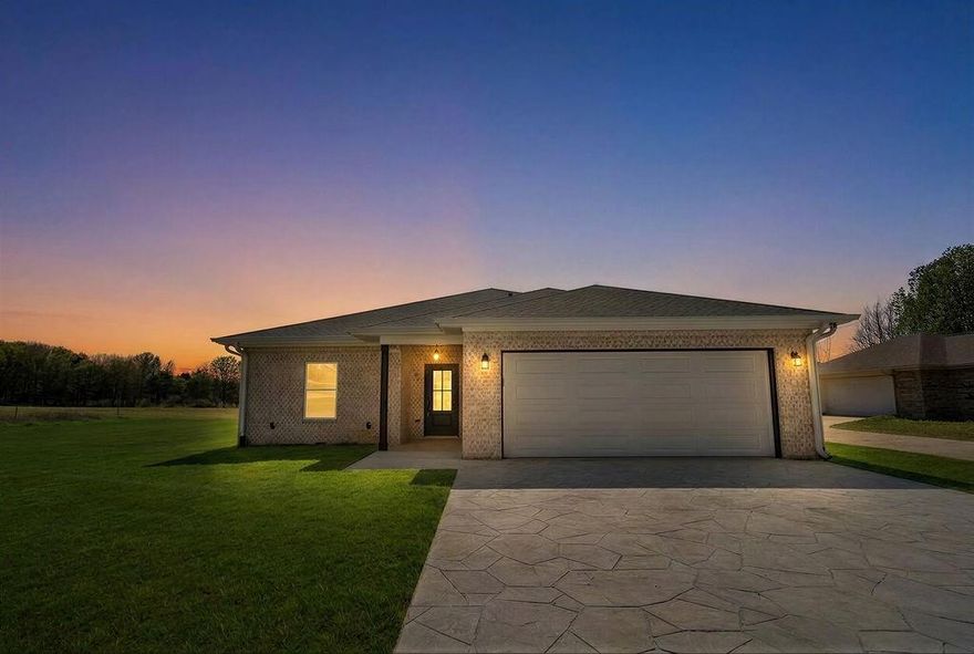 Welcome to this beautiful new construction home in the heart of Mount Pleasant, Texas! Featuring 3 bedrooms, 2 bathrooms, and a dedicated office space, this thoughtfully designed home offers a modern open-concept layout perfect for both everyday living and entertaining. The spacious kitchen flows seamlessly into the living and dining areas, creating a bright and inviting atmosphere with stylish finishes throughout. Enjoy all the comfort, efficiency, and amenities of new construction while being located in an established neighborhood that offers the perfect balance of small-town charm and convenience. Just minutes from Lake Bob Sandlin and a short drive to Lake Cypress Springs, this location provides easy access to some of East Texas’s most popular outdoor recreation. Residents also benefit from proximity to Northeast Texas Community College, local shopping and dining, and approximately a two-hour drive to DFW, making this home an ideal combination of lifestyle, comfort, and accessibility.