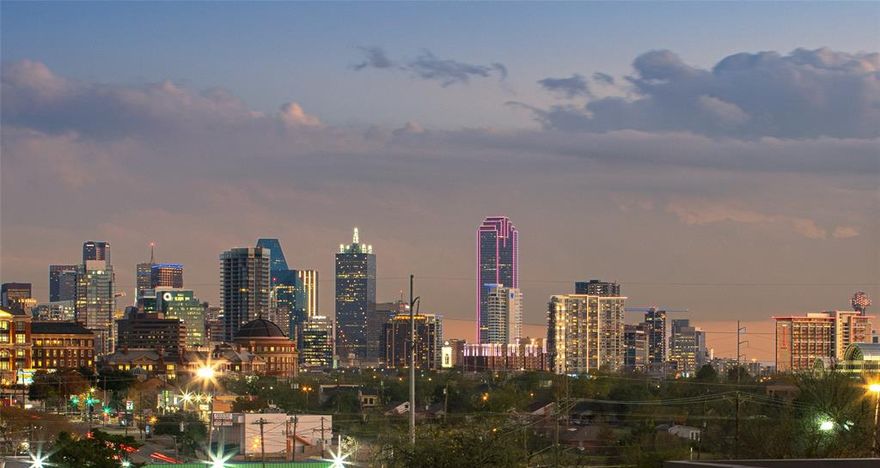 Gorgeous, contemporary 3 story townhome with a 4th floor rooftop deck! Enjoy work from home in the spacious first floor study or bedroom, which looks out onto the turfed backyard. The large open living concept with high ceilings and beautiful natural light make the home perfect for entertaining. The beautiful eat in kitchen has marble counter tops and top of the line appliances, including a gas cooktop. The unit comes with a full size washer dryer, located in the second floor utility room. Both bedrooms are located on the third floor and have wonderfully updated bathrooms with gorgeous walk in closets. This is an amazing opportunity to live in a gated complex near the Dallas Medical District, Art District, Oak Lawn and Uptown, as well as a close drive to Dallas Love Field Airport. This lease is not one to be missed! Television and Tesla charger included!