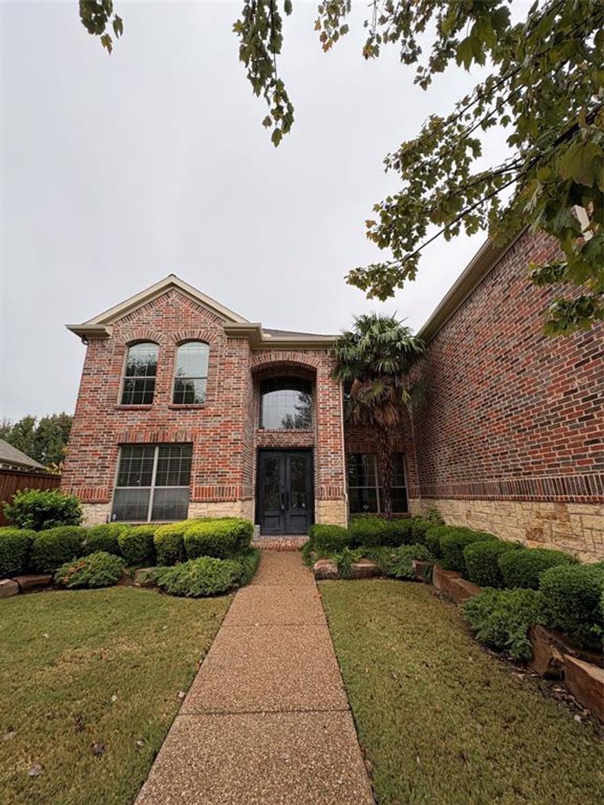 1904 Templegate Dr is a gorgeous 5 bed 3.5 bath brick home located in Hillside At Winding Creek subdivision in Collin County! This private and well established community is minutes from Bonnie Wenk Park, Trader Joes, Kroger, and plenty of other shopping & dining options like Costco & the famous Allen Clothing Outlets. Sam Rayburn Toll & Hwy 75 are nearest major roadways that allow easy access to the entire DFW metroplex. Home features private fenced backyard, 3 car garage, new carpet in some rooms for comfortable living, tile & hardwood near kitchen & dining for easy cleaning and a gas stove cooktop!  Seller is open to lease-purchase as well, & owner has confirmed fridge & WD stay for lease tenant; although fridge & WD will need to be negotiated in event of sale (not currently on MLS for sale). Property will be ready for move in on Dec. 20th! TXR-2003 to be filled out and emailed to LA.