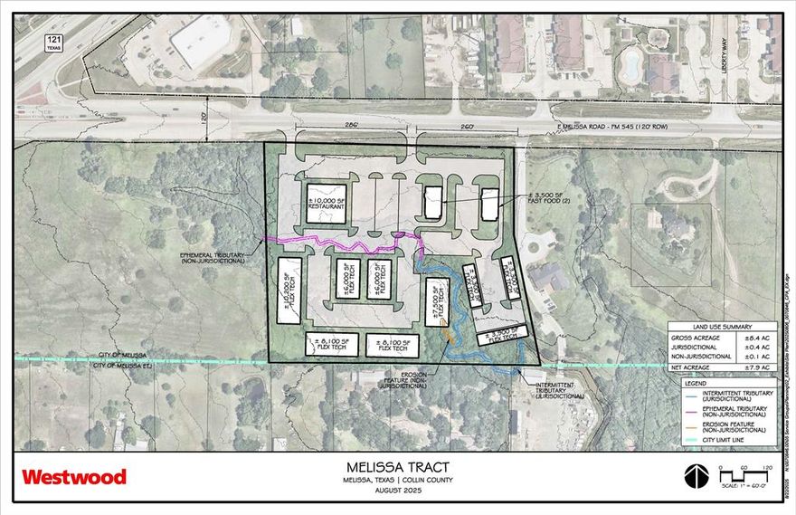 8.439 Ac  on E Melissa Road AKA FM 545.  Melissa future land use map shows a preference for retail zoning and use.  This property lies on the south side of FM 545, aka E Melissa Road, just east of the CVS pharmacy at SH 121 and FM 545.