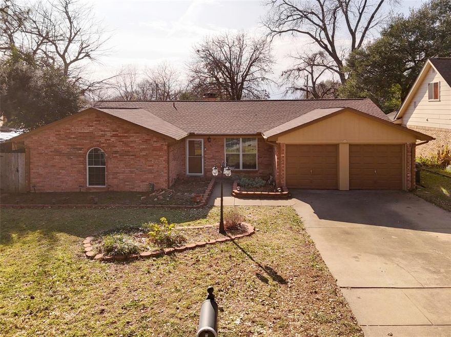 ****Seller is open to buyer incentives**** Welcome home to this inviting 3-bedroom, 2-bath residence that blends comfort, style, and versatility. Step inside to warm wood floors and a cozy fireplace anchoring the main living area, perfect for relaxing evenings. There is a second living or flex space at the entrance that can adapt to your needs, media room, playroom, or formal sitting area. The thoughtfully updated kitchen features new countertops and sink, offering a fresh, modern feel with plenty of workspace for everyday living and entertaining.

Just off the kitchen, in the garage you’ll find a bonus room ideal for a small home office, study, craft or tool room. Both bathrooms have been tastefully updated with granite countertops, new hardware, and stylish finishes. The primary bathroom showcases a beautifully updated tile and stone walk-in shower, while the secondary bath offers a refreshed tub shower combo with coordinating tile and stone details.

Outside, enjoy your own private retreat with an above ground pool, shed and playhouse, perfect for summer fun and outdoor gatherings. This home offers a smart layout, quality updates, and flexible spaces to fit a variety of lifestyles. Don’t miss the opportunity to make this move in ready home yours!