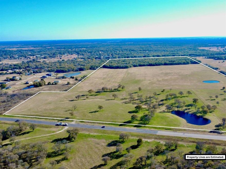Just over 121 acres, located just west of Corsicana, immediately outside the city limits on the HWY 31 Loop Bypass. Offering an excellent development opportunity. This tract offers approximately 2400 feet of road frontage on the HWY 31 LOOP. Positioned at the highly trafficked SH 31 Corsicana Bypass, this property benefits from exceptional exposure in a rapidly growing, high-traffic area. With tremendous potential for future development, this tract is ideal for investors or those looking to capitalize on expanding infrastructure. Less acreage is available MLS # 21134183, 21134270, 21134262, 21134269. Property will have deed restrictions including no dumping, junkyards, hog farms, or manufactured homes. ACCESS, UTILITY AVAILABILITY AND COST SHOULD BE VERIFIED BY BUYER. EXACT ACREAGE AND ROAD FRONTAGE TO BE VERIFIED BY SURVEY, MLS LISTING STATES ESTIMATED SIZE.