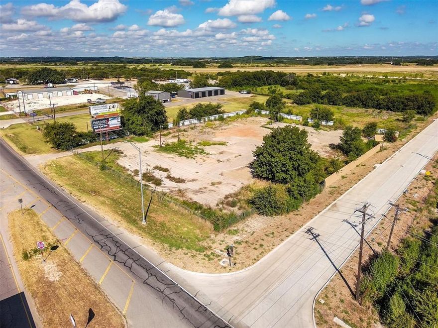Introducing a prime commercial property located on the corner of US Hwy 377 and Archer Court. Joins Granbury Regional Airport and offers the perfect location for your business dream. Fully fenced with gated entrance. No buildings are on property.  Contact us about your potential new commercial venture. Do not miss out on viewing this property!