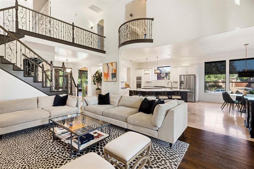 Tucked into a quiet, tree-lined street in Winding Creek and backing to a peaceful greenbelt, this home offers space, privacy, and flexibility in one of McKinney’s most established neighborhoods.

Inside, the layout opens up with high ceilings, natural light, and multiple living and dining areas that make everyday living and hosting feel easy. The kitchen sits at the center of the home with generous counter space, double ovens, gas cooking, and a clear connection to the main living area.
A rare dual-suite setup provides options for multigenerational living, long-term guests, or a private work-from-home retreat. Additional bedrooms are well-sized and thoughtfully placed, with a layout that adapts to a variety of lifestyles.

Out back, the yard opens to a greenbelt, creating a sense of privacy that’s hard to find. There’s room to build out your ideal outdoor setup, whether that’s a pool, extended patio, or garden space.

Located just minutes from parks, trails, shopping, and dining, this home offers a balance of quiet living with everyday convenience.

With an eight-year-old roof and thoughtful updates throughout, this home blends comfort, functionality, and the ease of everyday living. It’s not just a house. This is a place where family stories are made.