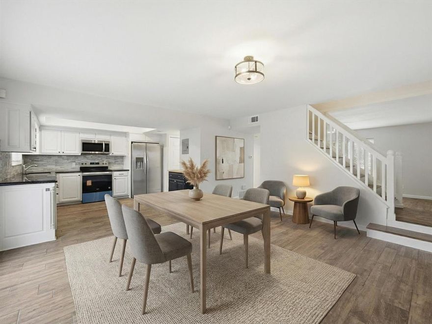 Welcome home to 436 Westview Terrace—a move-in-ready townhome near campus life and all the best of Arlington entertainment. Step inside to find new waterproof luxury vinyl plank flooring, fresh interior paint, and a tastefully updated kitchen with a stainless steel refrigerator included. The functional layout offers full-size washer & dryer hookups, plus pantry storage conveniently located in the hallway leading to the half bath on the first floor—perfect for guests and everyday ease.

Out back, enjoy your private patio, extra exterior storage, and a covered carport for protected parking. Upstairs, the home is designed for privacy with all bedrooms and bathrooms located on the second floor, creating a comfortable separation between living and resting spaces.

Beyond your front door, you’re minutes from the energy of Downtown Arlington, including live music at Levitt Pavilion Arlington, local dining, and community events. When it’s time to get outside, explore the trails, nature, and riverfront scenery at River Legacy Park and nearby green spaces like Randol Mill Park or Crystal Canyon Natural Area. And for big nights out, Arlington’s Entertainment District puts major games and attractions close by—think AT&T Stadium, Globe Life Field, Texas Live!, and Six Flags Over Texas.