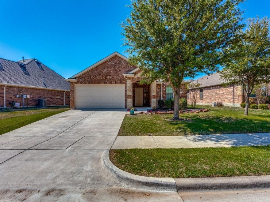 New Paint, New Carpet, Nearly New home in sought after Country Lakes Subdivision in Argyle, fishing, clubhouse, bocce ball, dog park, jogging trails, community pool is this highly desired neighborhood.  This 3 bedroom, 2 bath home with 2 car front facing garage, is the perfect location to start or end your journey into Argyle. There is an office or 2nd living area, a cozy fireplace in the main living area. Granite counter tops, wood floors, newer roof, and a location to die for!!  You will not believe your luck!  Minutes from everything but the feeling of living in the country!!  Move in ready, close as soon as you like!  Everything is like new!!  Relax on the extended covered backyard and enjoy!!