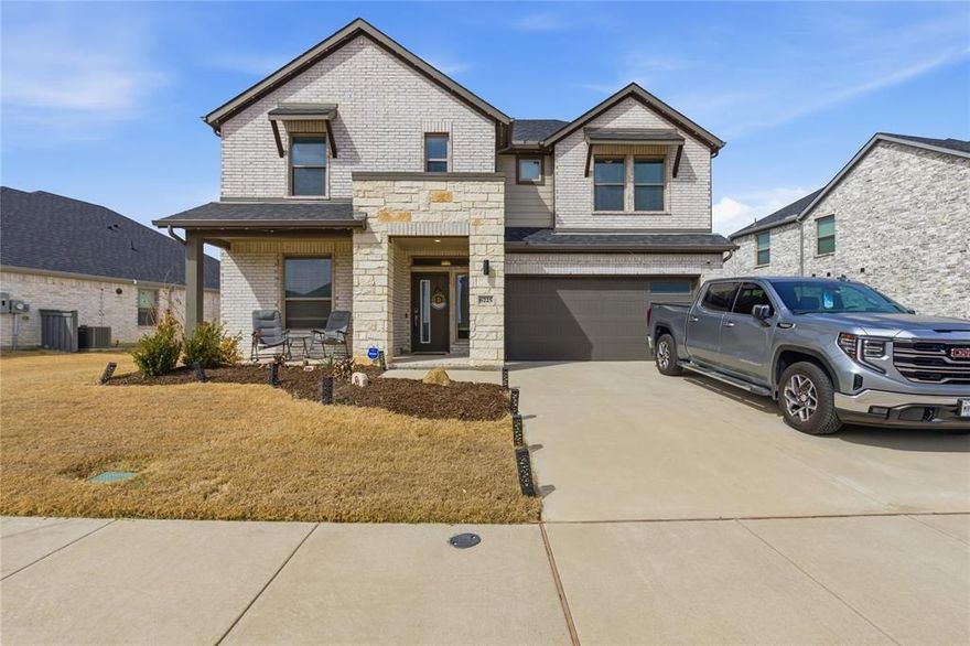 Welcome to this beautifully maintained, nearly 5-year-old two-story home located in a highly desirable master-planned community. This spacious residence offers 4 bedrooms, a dedicated home office, and 2.5 bathrooms, thoughtfully designed to support both everyday living and entertaining. The open-concept layout provides comfortable gathering spaces, while the private office is ideal for remote work or quiet study. Upstairs bedrooms offer generous space and privacy for family and guests. Residents enjoy access to exceptional community amenities, including a resort-style pool, scenic jogging and biking paths, tranquil ponds, and well-maintained parks throughout the neighborhood. With a newer build, a functional floor plan, and an amenity-rich setting, this home offers the perfect blend of comfort, convenience, and lifestyle-focused living. The sellers are entertaining ALL reasonable offers!