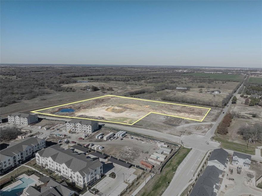 Exceptional opportunity to own a prime piece of land in the middle of the Hickory Hill development, with entitlements for multifamily and townhomes. The land is cleared of trees, mostly flat, and free of floodplains according to FEMA maps. Access to 12-inch water and 12-inch sewer lines provide capacity to support high-density development. Per the thoroughfare plan, the City of Sherman intends for Friendship Road to connect to Highway 56 to the south and Lamberth Road to Highway 289 to the west. The Hickory Hill development spans over 140 acres and includes single-family homes, multifamily units, and townhomes in highly desirable west Sherman. Call today for more information.