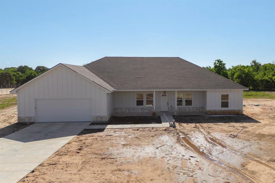 [BRECKENRIDGE Plan 1,998 sf] If you would like to know how we can offer such a low price point on this beautiful 3-2-2 home with all wood soft-close cabinetry, granite countertops, all wood trim, 9' ceilings, completely finished out and insulated 2 car garage, concrete driveway on 2.00 acres with a private well and septic, and not cut corners, call me and I'll tell you! Builder concessions of $10000.00 + Survey + Termite if buyer uses Builder's preferred lender. Seller will reimburse up to $400.00 for buyer’s 3rd party inspection. Beautiful new build, open floor plan. 3 bedrooms, 2 bath on 2.00 acres with well. SAMPLE PHOTOS.