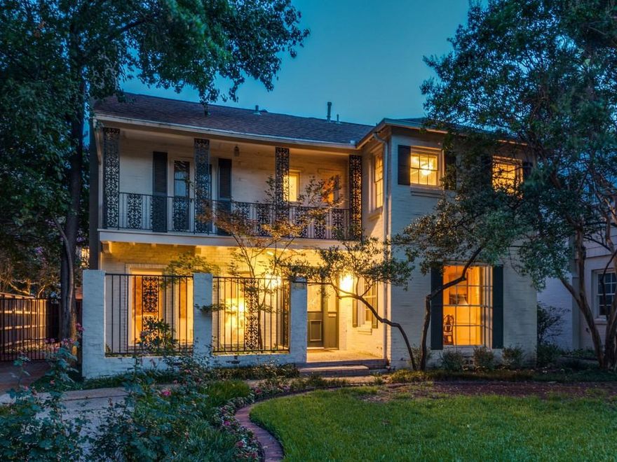 One of the BEST Streets in Highland Park! Bring your remodel ideas to this amazing location in Highland Park on one the most coveted French Streets. Bradfield Elementary. You will love this home with a pool & a backhouse with 519 square feet. Great floor plan with 3481 square feet & 4 bedrooms, & 3.1 baths! An AMAZING location that needs some love & attention! AMAZING BLOCK!