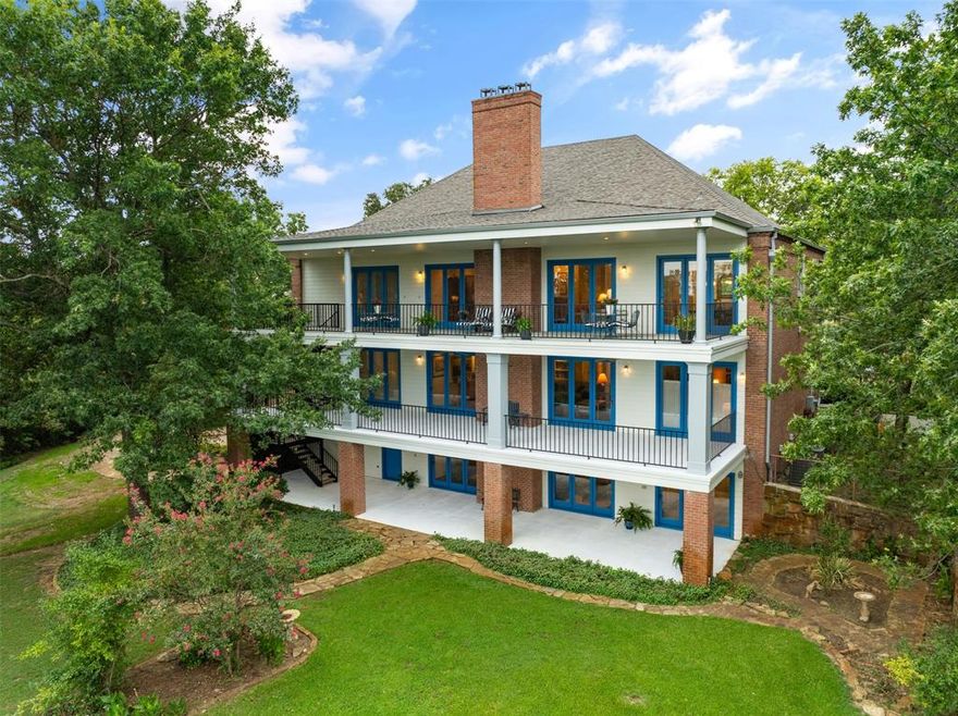 Discover the epitome of sophisticated living at this exceptional Lake Texoma estate, nestled within a prestigious gated community in Pottsboro, TX. This luxurious home, boasting six bedrooms, offers unparalleled versatility for a transgenerational living experience or the perfect private retreat.

Spread over three expansive levels, this Georgian architectural gem features three distinct kitchens, making hosting gatherings a breeze across its vast layout. With six bedrooms equipped with their own ensuite baths, privacy and convenience are guaranteed for all inhabitants and guests. The primary suite is a sanctuary in itself, complete with separate his and her baths and closets, providing an oasis of tranquility and indulgence.

Enjoy breath-taking lake views from two of the three private balconies, perfect for savoring serene sunrises or hosting intimate social gatherings. Inside, three grand fireplaces provide warmth and ambiance, making this home ideal for both winter relaxation and festive celebrations.

Set on over an acre of meticulously landscaped grounds, this estate invites you to wander through park-like settings and view the abundant wild life. A private trail leads directly to a sandy beach. Create timeless memories with loved ones by the water's edge or embark on aquatic adventures with ease.

Conveniently located off Preston Road (Highway 289), the property offers easy access to local dining and shopping, without the challenge of winding roads. The proximity to upcoming entertainment hubs like Margaritaville and Hard Rock Casino positions this home not only as a luxurious residence but also as a promising investment in an area poised for significant growth.

This rare opportunity to own a slice of prime lakeside luxury awaits whoever desires a haven of elegance and the vibrant life Lake Texoma promises. Experience the unparalleled allure of lake living and secure your future in this one-of-a-kind property.