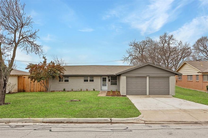 Owner Financing Available - Welcome to 5920 Walraven Cir, a beautifully updated 3-bedroom, 2-bathroom home located in Fort Worth’s established Wedgwood neighborhood. With over 1,500 square feet of updated living space and a spacious backyard, this home blends fresh style with classic charm—perfect for families, first-time buyers, or anyone looking for a turnkey home in a quiet, convenient location. Seller offering $1500 credit for rate buy down or closing costs.