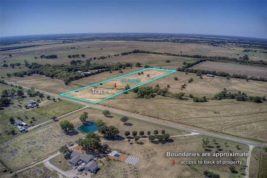 Experience the tranquility of Northeast Texas with this expansive 11-acre tract in Fannin County, just northeast of McKinney.  Use 1 acre as homestead, and keep the remaining land under the current ag exemption. This land includes an approved permit from TXDOT for a private driveway. A picturesque seasonal creek winds through the landscape, bordered by trees, creating a serene and natural setting. With minimal deed restrictions, you have the freedom to shape this land into your ideal retreat. Utilities are readily accessible, making development straightforward. Conveniently positioned a short 7-minute drive from Highway 121 and only 35 minutes away from McKinney’s growing amenities, this property offers the best of both worlds - embrace the peaceful country lifestyle while remaining close to city conveniences.  Come explore the potential of this beautiful land!