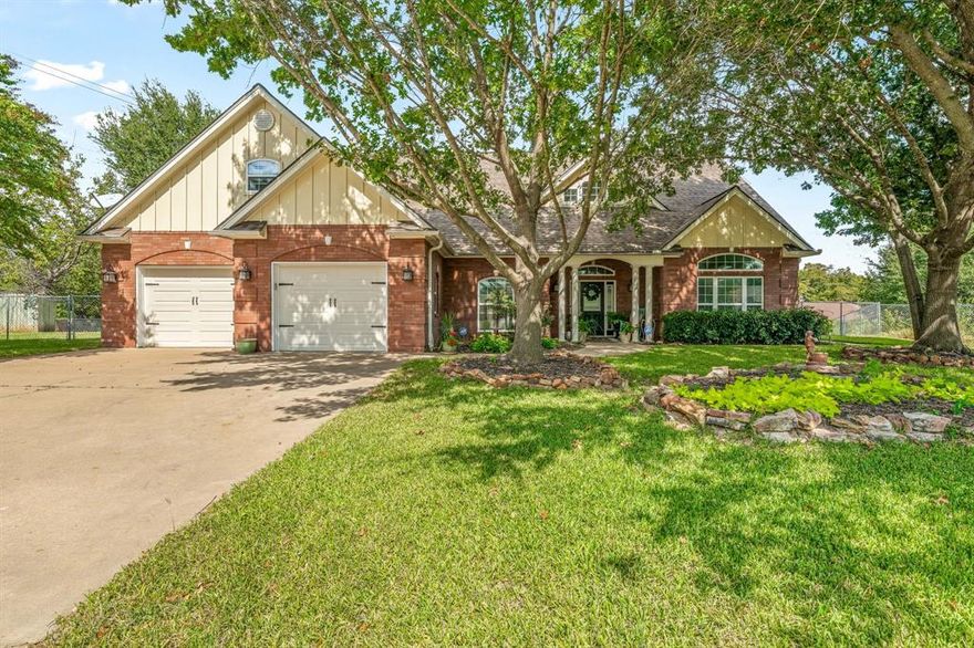 Welcome to your dream home at 1517 Oakwood in Stephenville, TX!

This stunning home is situated on a large lot in a quiet cul-de-sac. This property offers the perfect blend of privacy and convenience. Boasting 4 spacious bedrooms and 3 bathrooms, there is ample space for your family to grow and thrive.

One of the standout features of this home is the master closet, which doubles as a safe room for added security and peace of mind. Step outside to the large backyard, complete with a peaceful patio surrounded by lush trees, creating a serene oasis for relaxation and outdoor entertaining.

For those who love to tinker or need extra storage space, you'll appreciate the 30 x 35 new shop with electricity and rollup doors, perfect for housing all your tools and toys. The updated kitchen is a chef's delight, featuring modern appliances and plenty of counter space for meal prep. The open concept layout seamlessly connects the kitchen to the living areas, creating a warm and inviting atmosphere throughout the home.

Enjoy the natural light and serenity of the sunroom. Ideal for cozying up with a book or enjoying your morning coffee. The open concept layout of the home allows for seamless flow between the living spaces, making it perfect for hosting gatherings with friends and family.

Don't miss out on the opportunity to make this house your forever home!