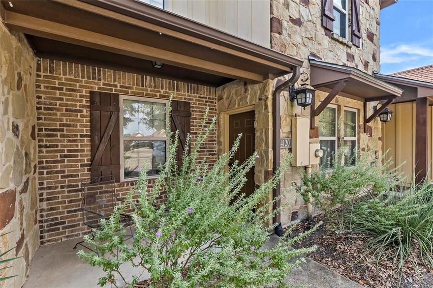 PRIME FURNISHED INVESTMENT OPPORTUNITY IN THE BARRACKS!! Discover exceptional potential with this fully-furnished and stylish 4-bedroom, 4-bathroom townhome nestled in the highly sought-after Barracks master-planned community, just 2.5 miles from Texas A&M University. Step into an open-concept living space featuring trendy stained concrete floors in the common areas, seamlessly leading to a large kitchen equipped with granite countertops, ample cabinetry, and an inviting eating bar. Each spacious bedroom comes with its own bathroom and closet, providing privacy and comfort for every resident. Complemented by plush carpeting in the sleeping areas, this home ensures both style and coziness. Enjoy the privacy of a fenced backyard, perfect for relaxation or small gatherings. Residents also benefit from on-site property management and an HOA covering lawn care, exterior maintenance, cable, and internet. Dive into the exclusive BearX Daycation Resort, boasting a surf machine, a lazy river, and private cabanas. Strategically located on the bus route and close to campus, this townhome offers both convenience and a luxurious living experience. Contact us today for a private showing!!