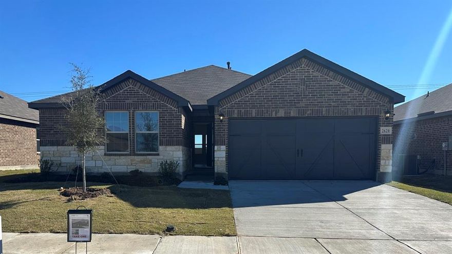 New! Spacious single story, three bedrooms, two full baths, with open floor plan, and covered patio.  Home includes, island kitchen, granite counters throughout, LED lighting, full sprinkler system, professionally engineered post tension foundation, and so much more!
Come visit our new community Cartwright Ranch!
Crandall is a great place to raise a family, be close to work, or kick back and relax. Crandall booming with the current growth of the Metroplex. Within 30 minutes of downtown Dallas, Crandall also offers easy access to both Lake Ray Hubbard and the renowned fishing of Cedar Creek Reservoir. Check out some hiking and nature at the Dallas Environmental Center, less than 10 miles away, or take in some high-octane fun at the RPM Speedway located in town!