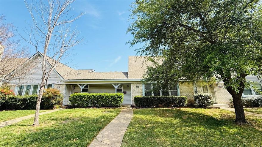 Welcome to your ideal townhome retreat near Audubon Park!

Nestled in a quiet, well-maintained community and perfectly positioned facing a peaceful greenbelt, this home offers the perfect blend of comfort, convenience, and lifestyle. Just moments away, enjoy everything Audubon Park has to offer—from scenic walking trails and playgrounds to ball fields and the popular Surf & Swim Water Park. Plus, with quick access to I-30 and LBJ Freeway, commuting is effortless. Step inside to discover a thoughtfully updated interior featuring a modern kitchen and refreshed bathrooms with elegant granite countertops. The inviting downstairs living area is anchored by a beautiful granite corner fireplace, creating a warm and stylish space to relax or entertain. The spacious primary suite is a true retreat, complete with a cozy sitting area—perfect for unwinding after a long day. Upstairs, a versatile loft provides endless possibilities as a game room, home office, or additional lounge space. Enjoy outdoor living in your private fenced backyard with patio, ideal for quiet mornings or evening gatherings. A two-car carport adds convenience and ease.Don’t miss your opportunity to make it yours! Seller is willing to offer concessions of $5000 to go towards foundation repair and minor cosmetic updates with full asking price.