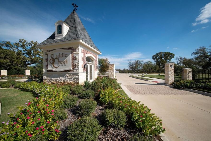 Welcome home to beautiful Saddle Creek, a luxury custom home community located in Gateway Village. Spacious home sites with mature trees and views of rolling hills perfect for your custom home. Amenities include walking trails, sidewalks, underground utilities, natural gas, and fiber-optic broad band available. Easy access to Highway 75, Texoma Medical Center, and Gateway Village development of shopping, dining, and entertainment. Saddle Creek is the ideal place to WORK PLAY DINE SHOP and LIVE. This is more than just another lot, it's a lifestyle.