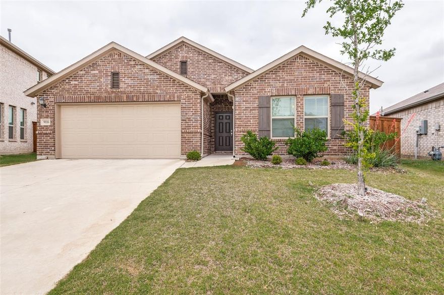 WASHER, DRYER, AND REFRIGERATOR ARE INCLUDED!
A meticulously maintained 2024-built home located in the desirable Copper Creek community of Fort Worth,features 4 spacious bedrooms, 3 full baths, and a versatile formal dining room or flex space. From the moment you arrive, you’ll love the gorgeous curb appeal and inviting presence. Inside, the open-concept layout seamlessly connects the living area to the chef-inspired kitchen, featuring a large center island, granite countertops, stainless steel appliances, an oversized pantry, and plenty of space for entertaining. The private primary suite is a true retreat with a spa-like ensuite bath showcasing a large shower, dual vanities, and a generous walk-in closet. Step outside to enjoy the extended covered patio, perfect for relaxing evenings or weekend gatherings. Two bright secondary bedrooms are at the front of the house that share a hall bathroom. The 4th bedroom with it's own full bath making it perfect as a guest room. The active HOA elevates the lifestyle with community events, visiting food trucks, a cool and refreshing resort-style pool, basketball court, amenities center, three maintained green spaces, a neighborhood park, and a serene hidden nature cove complete with a small waterfall.  Situated within the highly regarded Eagle Mountain-Saginaw Independent School District, including Copper Creek Elementary located INSIDE the community, and just minutes from Alliance Town Center, residents enjoy effortless access to shopping, dining, and daily conveniences.