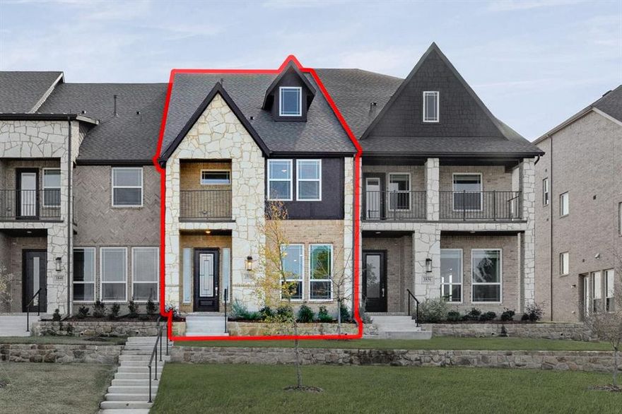 MLS# 21117171 - Built by First Texas Homes - Ready Now! ~ Located in The Abbey at Mercer Crossing-Farmers Branch, this north-facing townhome is a true showstopper! The 2-story Buckeye floorplan delivers an open concept first floor, while upstairs delivers your stunning primary suite with a private balcony enormous walk-in closet; along with two spacious guest rooms- designed to feel like primary suites, plus a game room! From top to bottom this townhome is loaded with upgraded features throughout. Don’t miss the opportunity for the last new construction home options in the area!