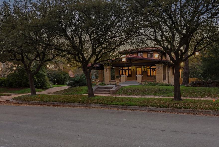 Welcome to a truly special opportunity in the heart of Ryan Place. This charming craftsman inspired bungalow that has long been admired by the community is finally available, and it was worth the wait. From the tree-lined sidewalks draped with twinkling lights that lead up to the incredible porch, the curb appeal on this home will not disappoint.

This home blends character, craftsmanship, and thoughtful updates. From the moment you arrive, the beautiful wood floors and architectural details set the tone for a warm and inviting interior, while the highly desirable layout features a primary bedroom located downstairs, offering convenience and functionality. Two living areas, a formal dining, breakfast nook, and additional living potential in the spacious basement, provide ample room for modern day living. The basement is large with great natural lighting and offers storage, space for hobbies, or the opportunity to finish out adding long-term value and flexibility. The large lot offers plenty of space for outdoor living, a pool, or additional parking. 

Quality improvements are evident throughout, including a premium Ludowici clay tile roof installed with a reinforced waterproofing approach for lasting durability, comprehensive foundation work completed in 2025 with a warranty for peace of mind, plumbing and electrical updates along with the added efficiency of a tankless water heater. The exterior showcases detailed craftsmanship with original corbels paired with custom-milled tongue-and-groove roof decking, custom copper gutters, flashing and decorative water shields that will develop a rich patina over time. The original windows are operational for a beautiful cross brease and have been carefully re-milled and restored to preserve their original charm. 

2420 S Adams is a rare blend of timeless design, modern updates, and undeniable appeal in one of Fort Worth’s most desirable historic neighborhoods.