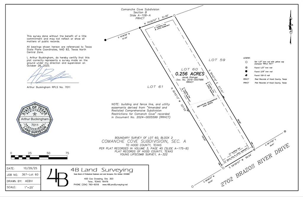 Comanche Cove Sub Sec A - Land