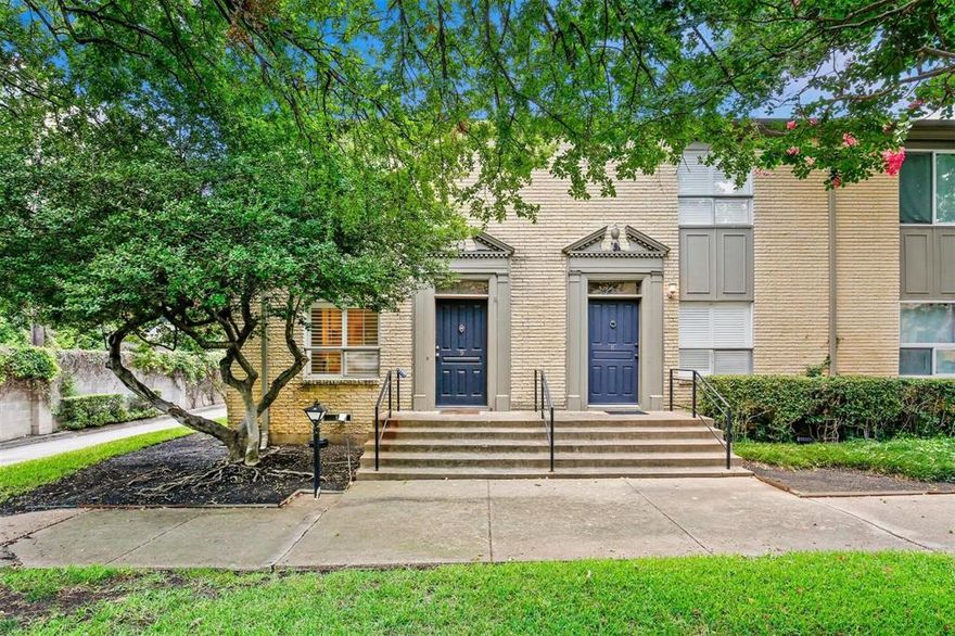 Tucked away in the quiet, tree-lined Northpark Garden community, this elegant two-story townhouse is a hidden gem in Dallas' luxury market, now presented in exquisite, turnkey condition with all new flooring, updated bathrooms, fresh paint and a new staircase and banister!

Zoned to top-rated Highland Park ISD, the residence showcases an open living-dining layout anchored by large windows overlooking the private patio and providing abundant natural light. The interior has been significantly enhanced with brand new, designer flooring throughout and a stunning new staircase and banister, offering a fresh, modern aesthetic from top to bottom.

The updated kitchen features modern finishes and connects seamlessly to a functional main floor that includes a updated powder bath, laundry closet, and a third bedroom or home office.

Upstairs, retreat to a spacious primary suite with sitting area, dressing space, and a private bath, alongside a well-appointed second bedroom and full guest bath. Both upstairs bathrooms have been tastefully updated, complemented by the bright, sophisticated ambiance of fresh interior paint throughout the home.

With abundant built-in storage, a private exterior storage room, and a two-car covered carport within a gated community, this home also enjoys access to a pool and beautifully maintained grounds—delivering both luxury and a truly ready-to-enjoy lifestyle in one of Dallas’ most desirable areas.