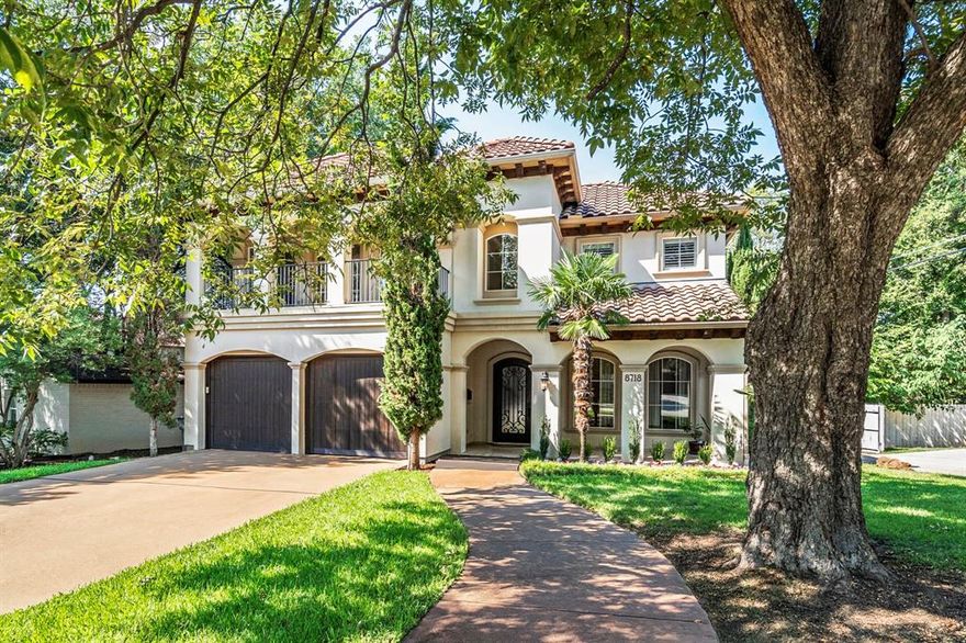 This Santa Barbara–inspired home blends timeless character with modern updates in sought-after Shorecrest Terrace. The layout includes three bedrooms upstairs plus a versatile downstairs study or guest bedroom—complete with a closet and ensuite bath. Just a double door away from being a true guest suite, it offers flexibility for working from home or hosting visitors. Upstairs, the primary suite and two additional bedrooms are anchored by a spacious game room that opens to a covered balcony. The primary suite offers ample space for both a bed and sitting area, along with an updated bath with quartz countertops and a well-sized closet. The updated kitchen with quartz countertops flows seamlessly into a breakfast nook and the open living area, where windows throughout the main living spaces fill the home with natural light, creating a bright and inviting atmosphere. A formal dining room adds elegance for gatherings. Step outside to a terraced backyard designed for year-round enjoyment, complete with a heated saltwater pool and built-in grill—perfect for dining al fresco or relaxing poolside under the stars. With an open and versatile floor plan, this property offers both function and style—all wrapped in Santa Barbara charm.